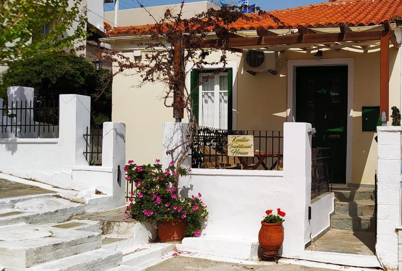 Kontos-Traditional House In Andros Beach エクステリア 写真